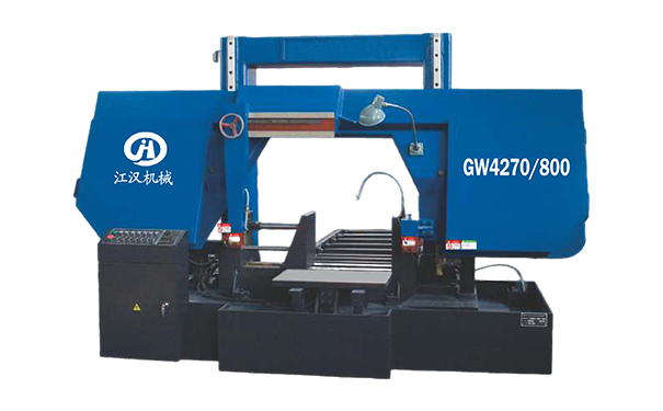 冕宁GW4270/800双柱龙门卧式带锯床
